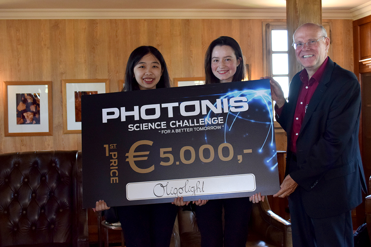 Oligolight wins Photonis Science Challenge